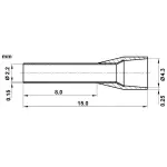 TULEJKA KABLOWA TUL-2.5/8/DIN-BL*P100